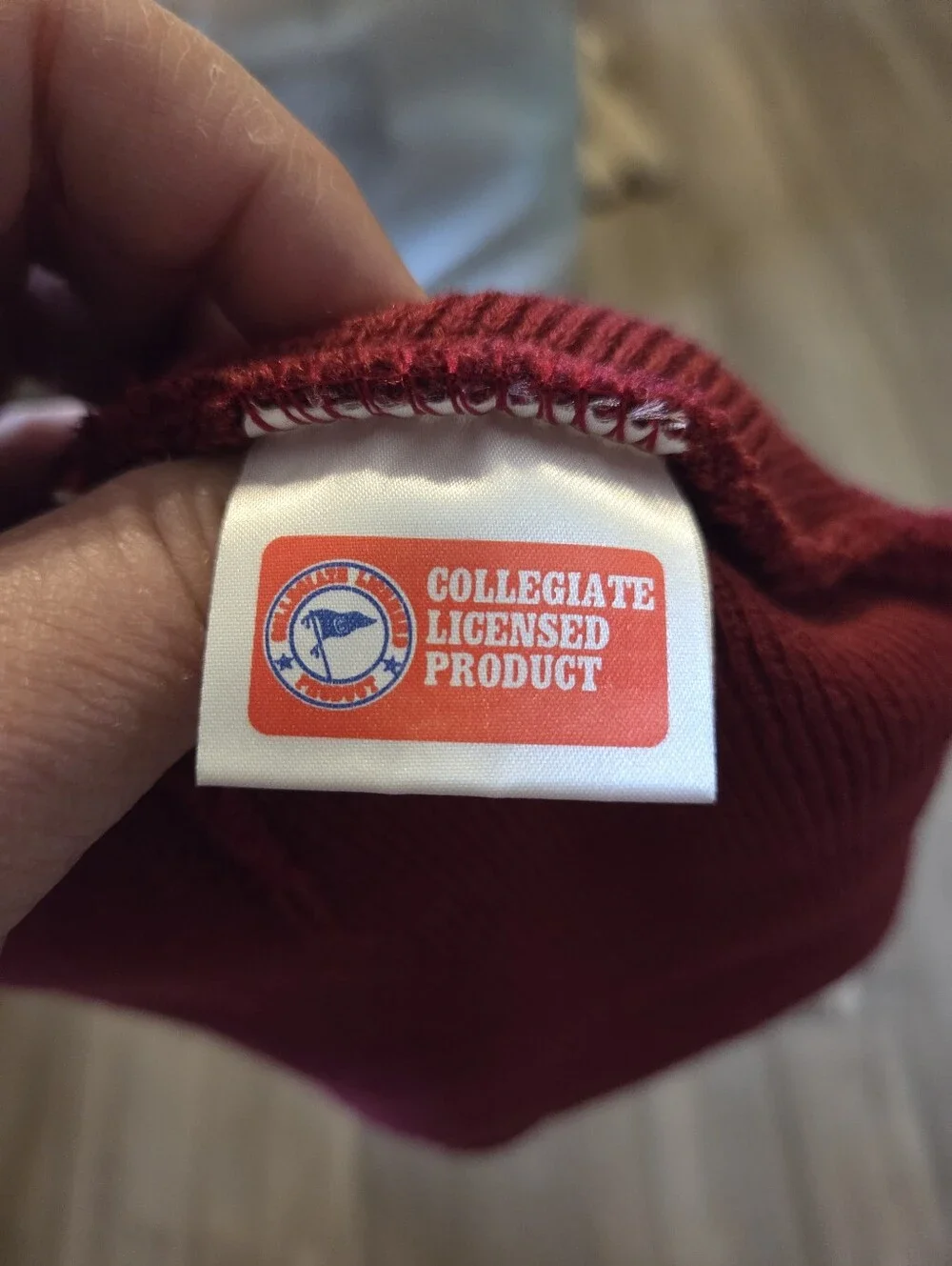 Virginia Tech Maroon Beanie with Logo